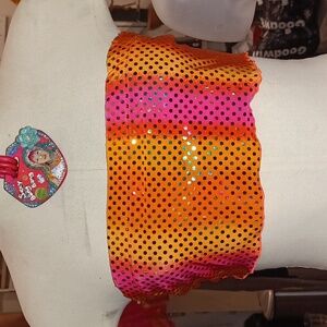 Shimmer and sparkle bandeau halter S